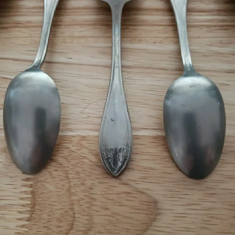 Oneida Silver 1910 Greylock Set of 5 Teaspoons 5 7/8